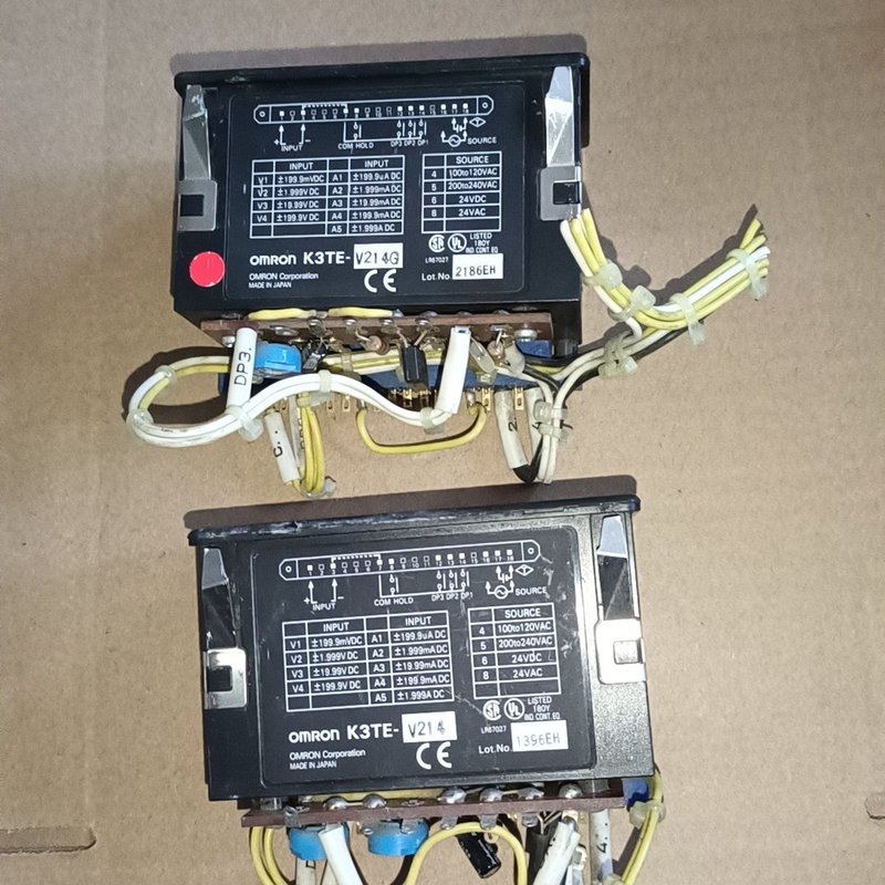 议价omron高精度电流电压计测仪表 K3TE-V214 1只维修