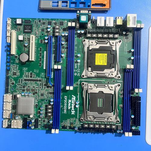 议价，永擎EP2C612D8C服务器主板，双路X99 ATX主板，，维修