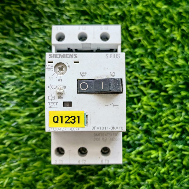 议价3RV1011-0KA10西门子16A马达断路器成色新，按照维修