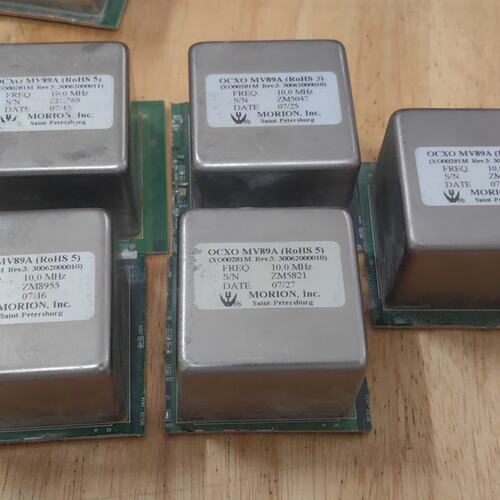 议价OCXO MV89A 恒温晶振 10MHZ超精准频率基准 正维修