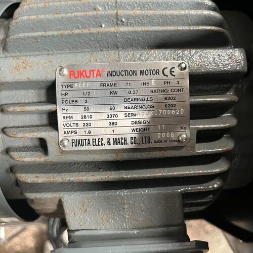 议价FUKUTA电机 富田马达 AEEF-0.37KW-2/1H维修