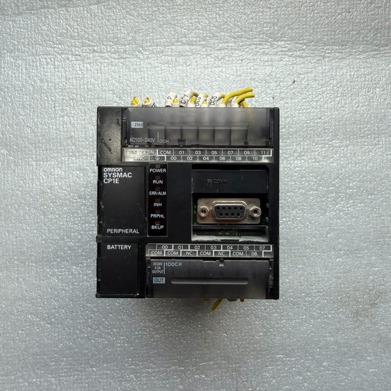议价欧姆龙PLC CP1E-N20DR-A,拆机件,型号见标签。维修