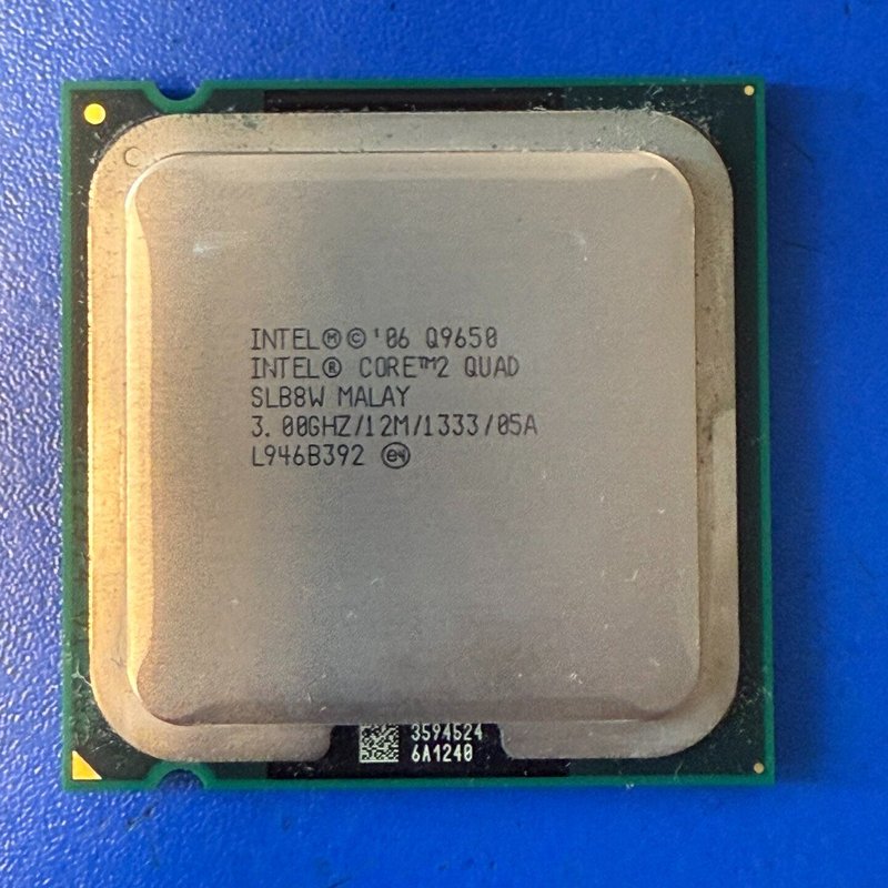 议价英特尔酷睿2 Q9650，老神U，四核四线程，主频3.0维修