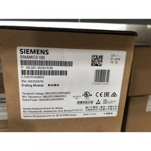 西门子6SL32012AD208VA0制动单元