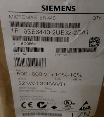西门子6SE6440-2UE32-2DA1变频器