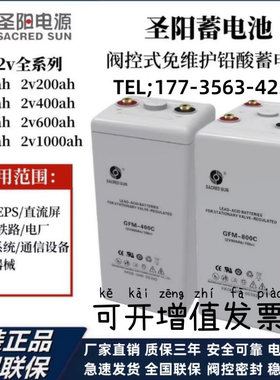 圣阳蓄电池GFMD2V100AH2V200AH2V300AH2V400AH2V500AH2V800AH通信