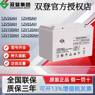 双登蓄电池6-GFM-10012V