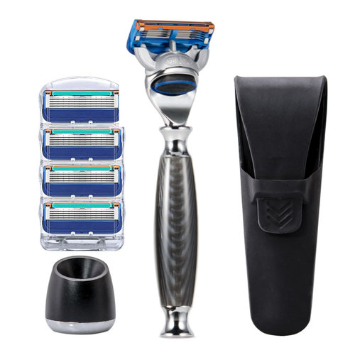 Grandslam手动剃须刀5层刀片男刮胡刀老式刀头刮胡子刀剃头刀刮刀