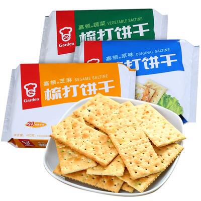 嘉顿苏打饼干高钙低糖0添加香精