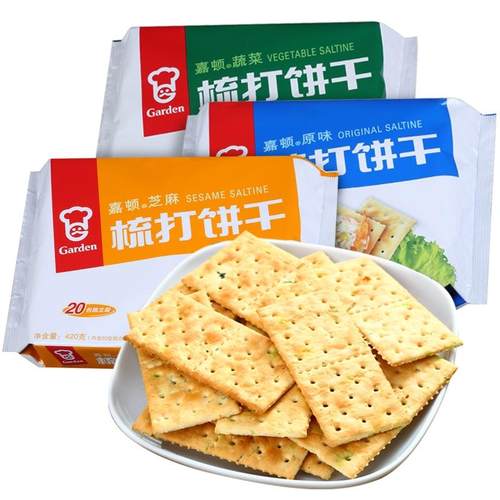 嘉顿苏打饼干高钙低糖0添加香精