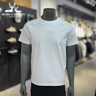 牧高笛速干t恤男2026年夏季新款户外轻薄透气速干衣宽松方领短袖