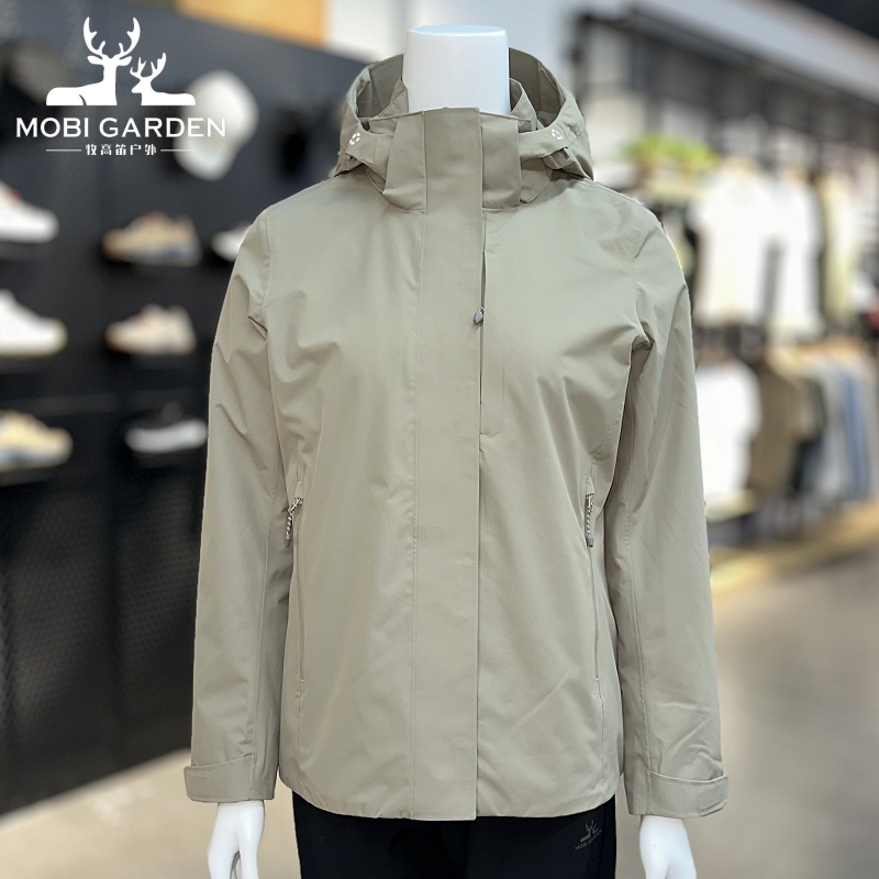 牧高笛2025新款女士套绒冲锋衣