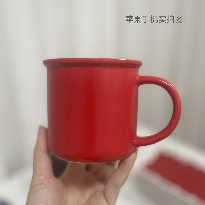 口韩国尾单高颜值复古马克杯