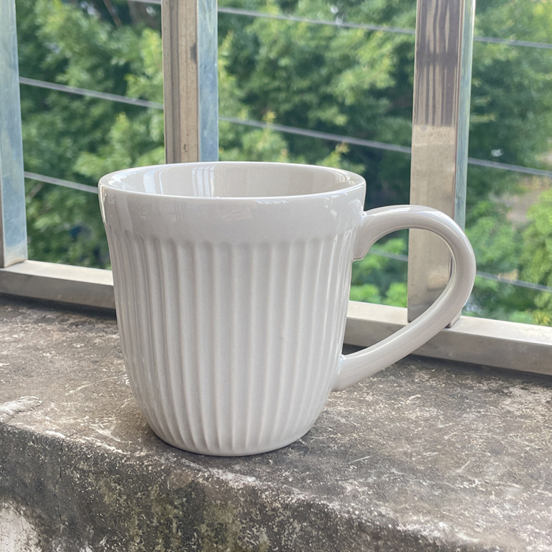 海外尾单简约风陶瓷马克杯家用水杯牛奶杯早餐杯办公室喝水杯子