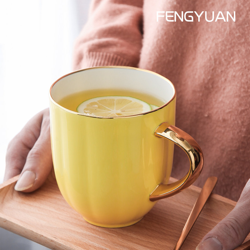 轻奢马克杯家用喝水杯子