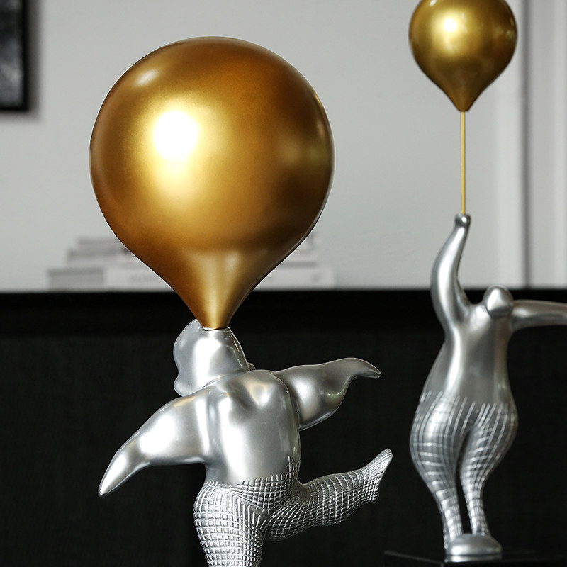 골목 트릭 현대적인 조명 럭셔리 인터넷 연예인 거실 기술 감각 치유 기능 창의적 귀여운 수지 작은 장식품