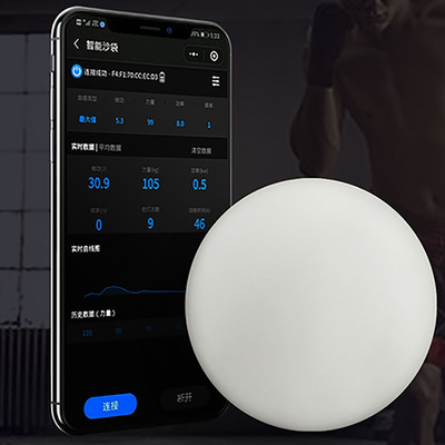 确领智能跆拳道腿力抖音电子沙袋