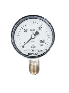 DUNGS冬斯 0-400mbar  KP80压力表 燃烧器气压表 接口1/2 德国