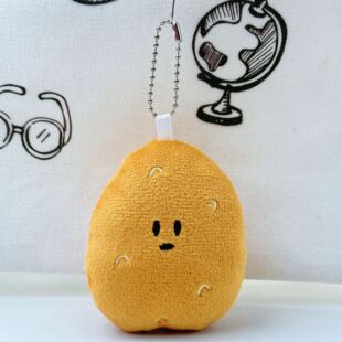 哈尔滨文创小土豆挂件可爱毛绒马铃薯玩偶造型钥匙链包包挂饰批发