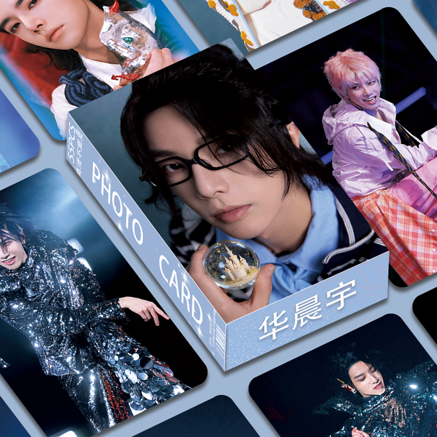 新款蔡徐坤日韩风写真小卡55张