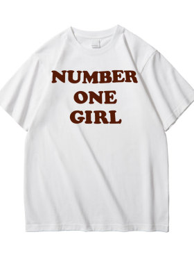 ROSE朴彩英单曲Number One Girl周边同款短袖t恤上衣服印花打底衫