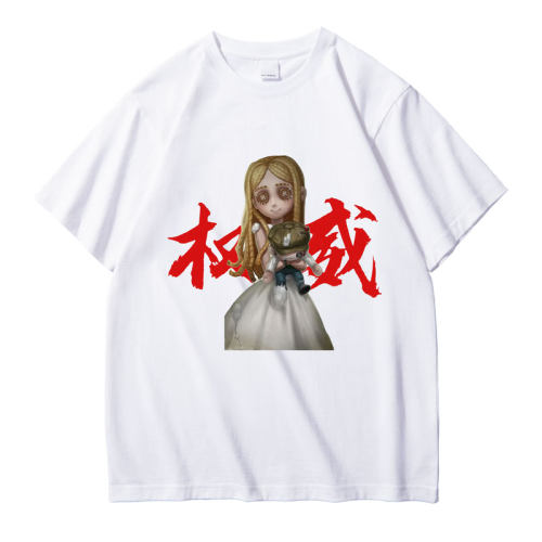 第五人格梗图权威小女孩调香师周边短袖上衣夏季情侣宽松舒适学生