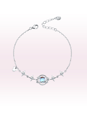 迪士尼925银星球手链礼盒