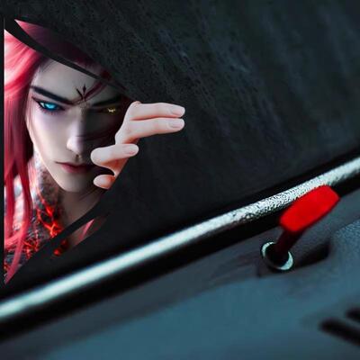 眼神杀仙逆王林汽车贴原创个性创意车身装饰贴汽车电动车防水贴