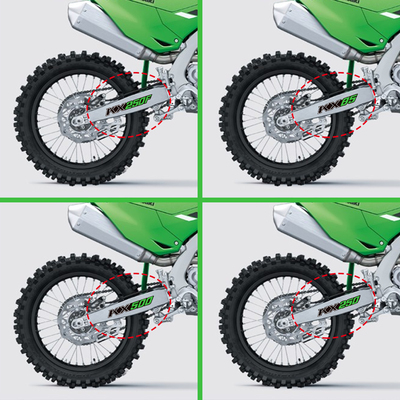 越野摩托车反光贴纸适用川崎KX250 KX250X KX250F KX85 KX500贴花