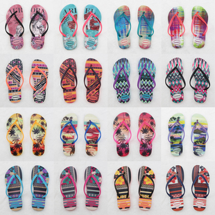 正品现货巴西哈瓦那人字拖鞋slim细带女款凉拖花色清仓