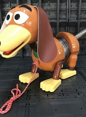 玩具总动员 toy story 发声弹簧狗 75周年纪念版胡迪巴斯光年玩具