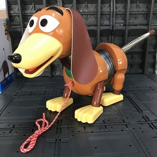 玩具总动员 toy story 发声弹簧狗 75周年纪念版胡迪巴斯光年玩具
