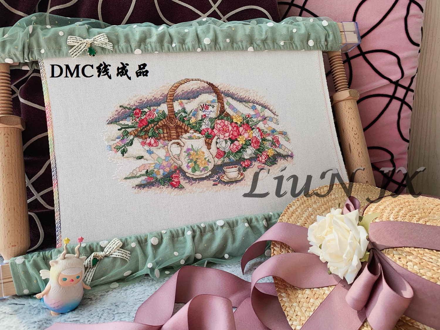 dmc正品自配套件非印花十字绣