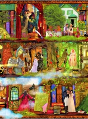 刘年锦绣 DMC绣线十字绣非印花 HAE AISSSMC15724英雄们240色大版