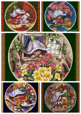 正品dmc非印花精灵十字绣