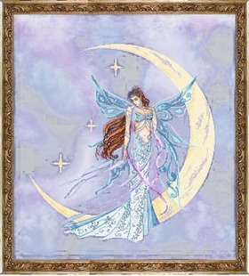 刘年锦绣正品 法国DMC线自配十字绣套件非印花M05甜美月亮仙子