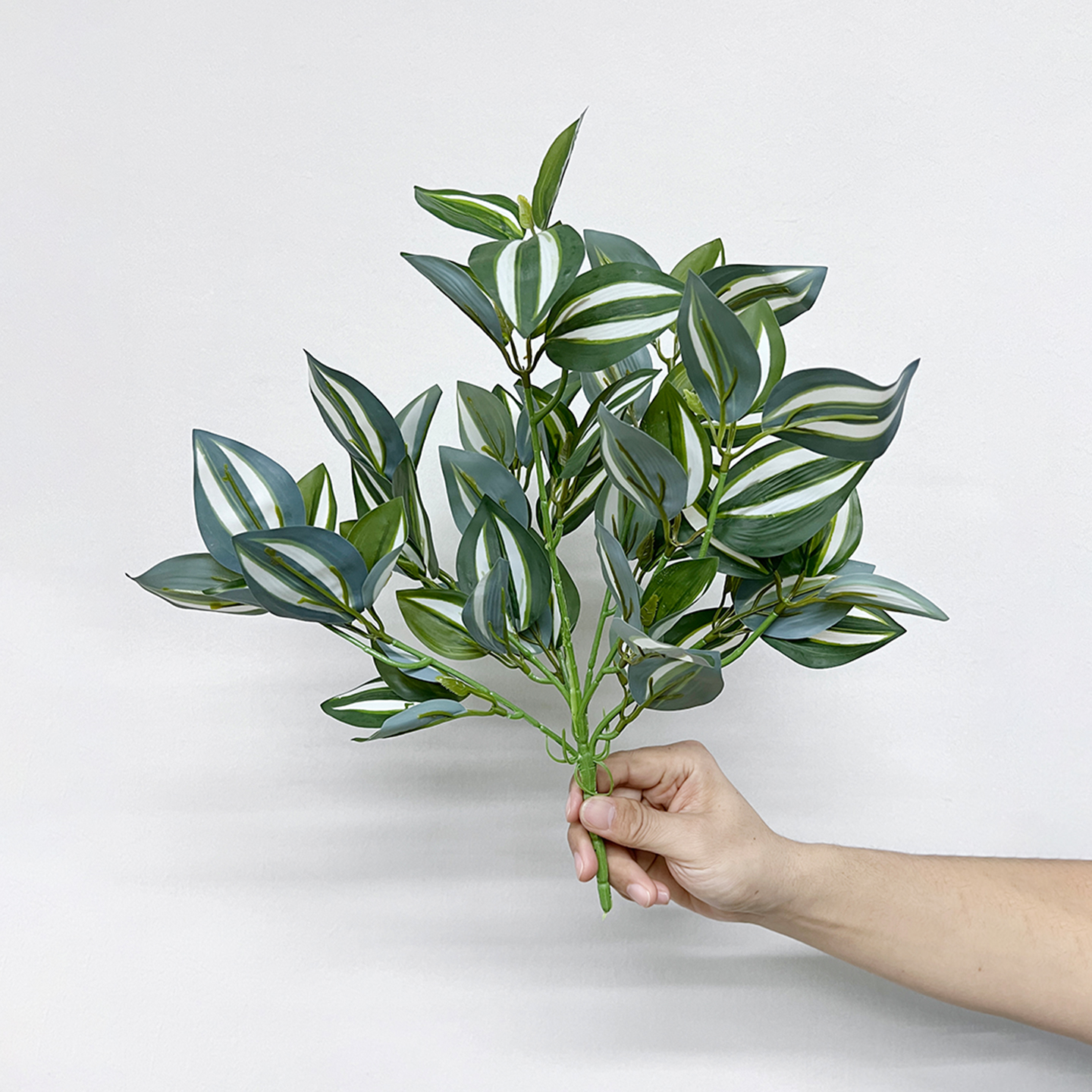 仿真植物墙软装花艺装饰蕨叶绿植龟背叶把束海棠叶鸟巢鹿角蕨绿萝