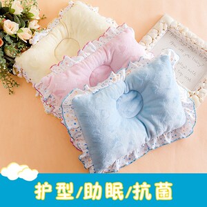 宝宝幼新生婴儿童枕头用品防偏头全棉荞麦卡通定型0-1-3-6岁