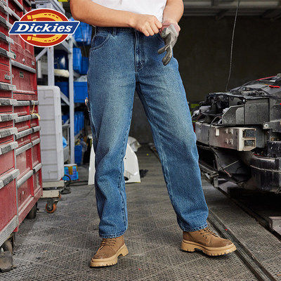 Dickies帝酷适秋冬老爹风廓形牛仔1939伐木裤男女同款baggy风