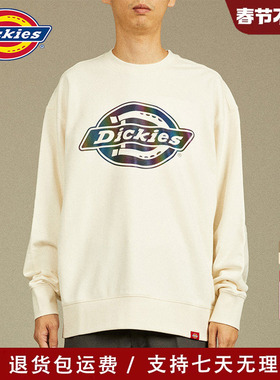 Dickies卫衣男秋冬新款宽松学生上衣女镭射标个性工装风DK012596