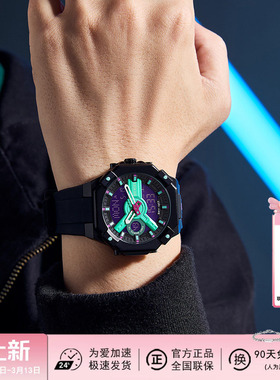 Dickies官方正品手表学生潮流时尚户外情侣腕表双显电子表CL722