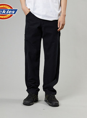 Dickies帝酷适秋冬水洗效果多口袋cleanfit风工装伐木裤男女情侣
