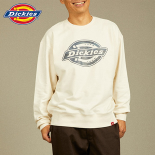 Dickies卫衣男25秋冬新款 风情侣 休闲百搭学生LOGO印花上衣女工装