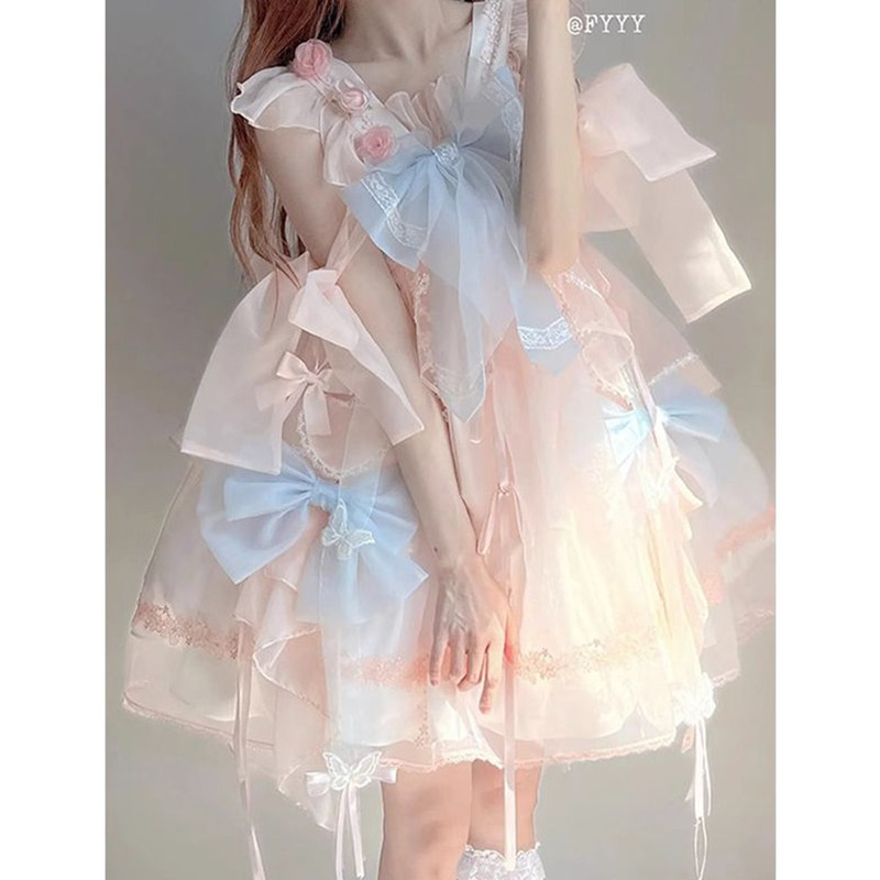 可爱仙气中华风lolita连衣裙女洋装洛丽塔公主裙