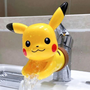 韩国限定Pokemon精灵宝可梦神奇宝贝皮卡丘水龙头延伸器防溅导水