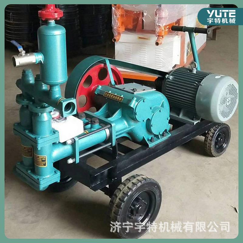 灰浆泵双缸灌浆料600型矿用砂浆灌浆泵隧道液压双液注浆泵