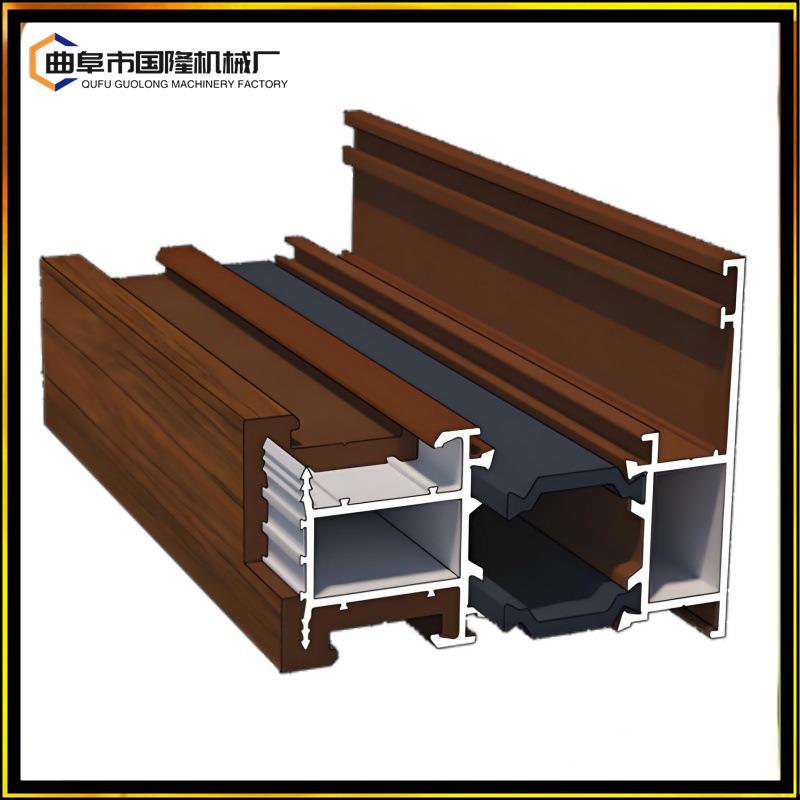 铝塑钛镁合金条包覆机 严丝合缝 中欧式门套线大小曲面覆膜机