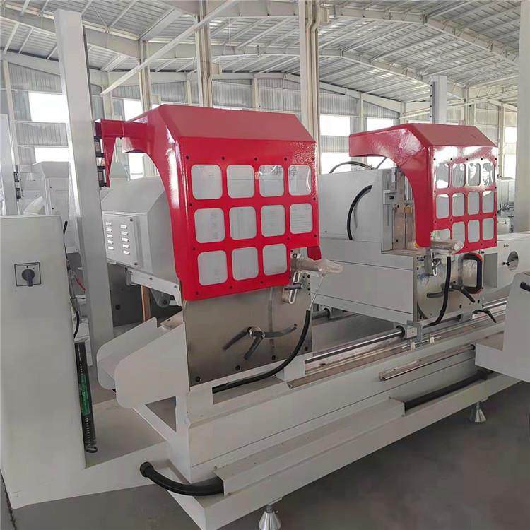 断桥铝门窗机器设备 铝合金双头锯 制作系统窗机械设备数显精密锯