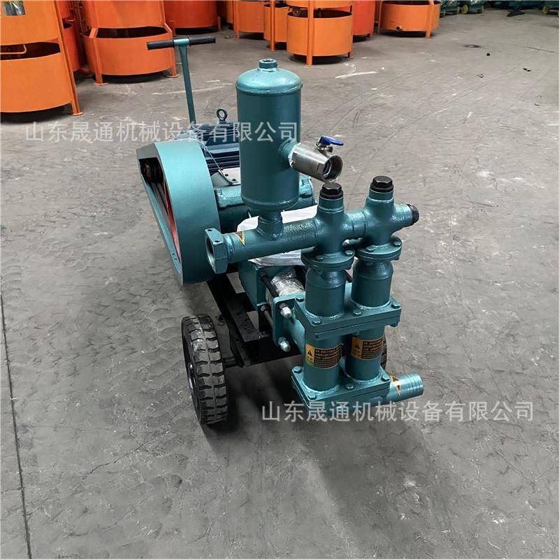 BW70-8注浆泵 电动双缸高压堵漏灰砂浆泵 11KW活塞式锚杆注浆机