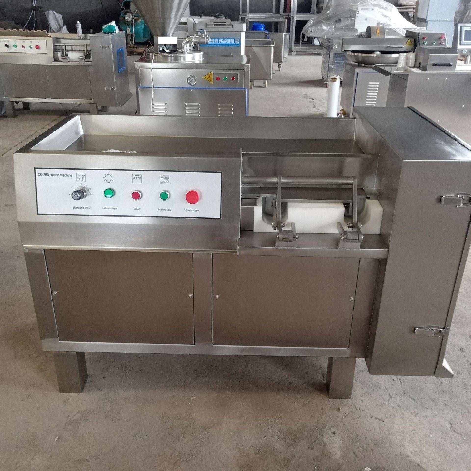 商用切肉丁机微冻肉羊肉丁全自动小型鲜冻肉切丁机鸡鸭牛肉粒机